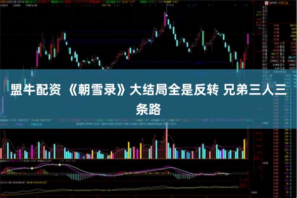 盟牛配资 《朝雪录》大结局全是反转 兄弟三人三条路