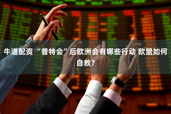牛道配资 “普特会”后欧洲会有哪些行动 欧盟如何自救？